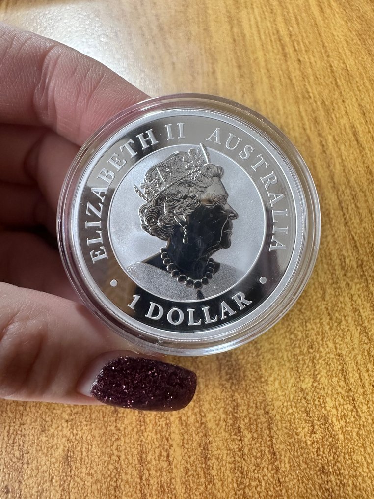 Australië. 1 Dollar 2021 Kookaburra, 1 Oz (.999) (Zonder minimumprijs) #1.0