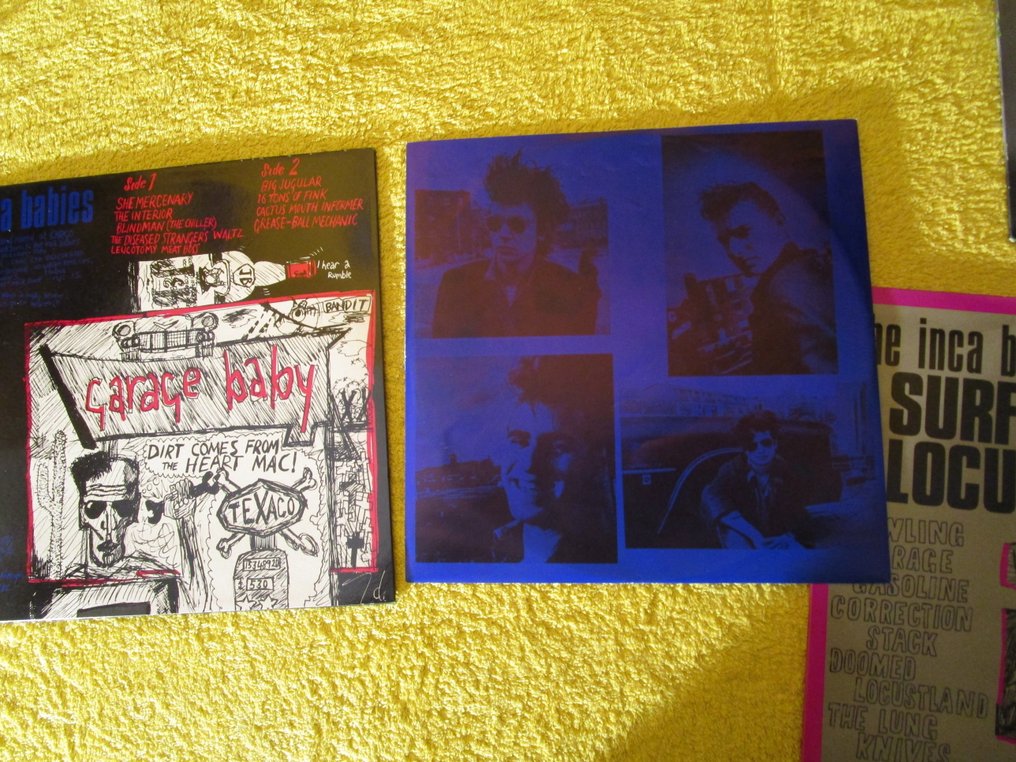 Inca Babies - post punk goth/indie (UK 1st pressings) - 3 x albums - Multiple titles - LP Albums (multiple items) - 1st Pressing - 1984 #3.2