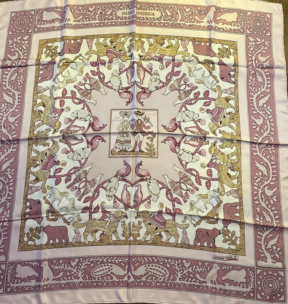 Hermès - Early America - Écharpe #1.0