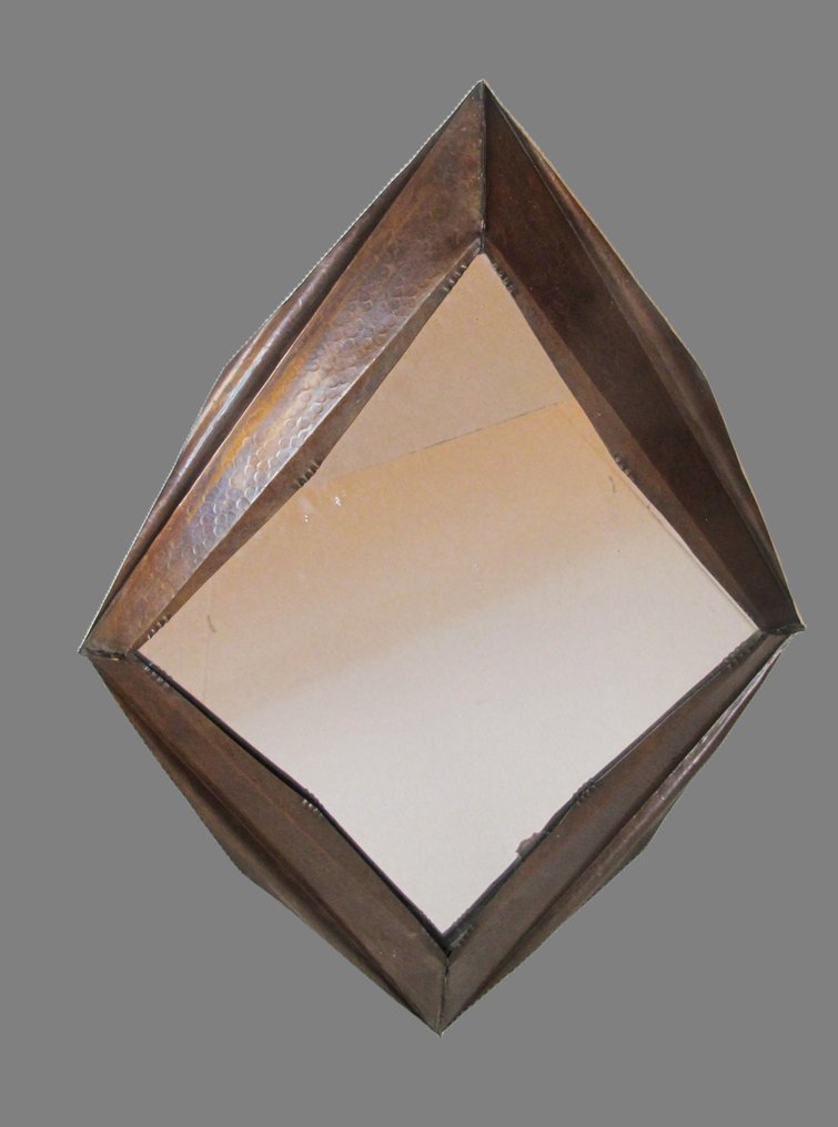 Lustro ścienne - Brązowy #1.0