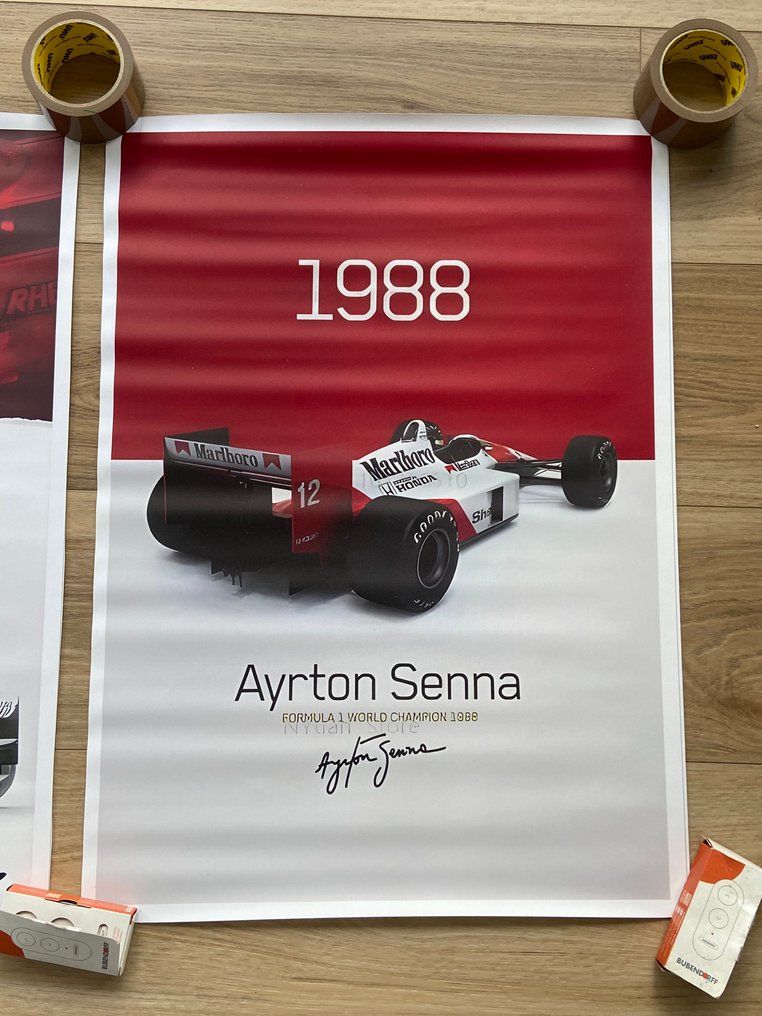 Sign - Formule 1 - Ayrton Senna #4.3