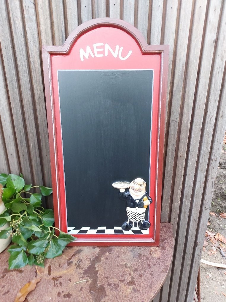 Decorațiune de perete - Europa - tablă de cretă MENU 80 cm #1.0