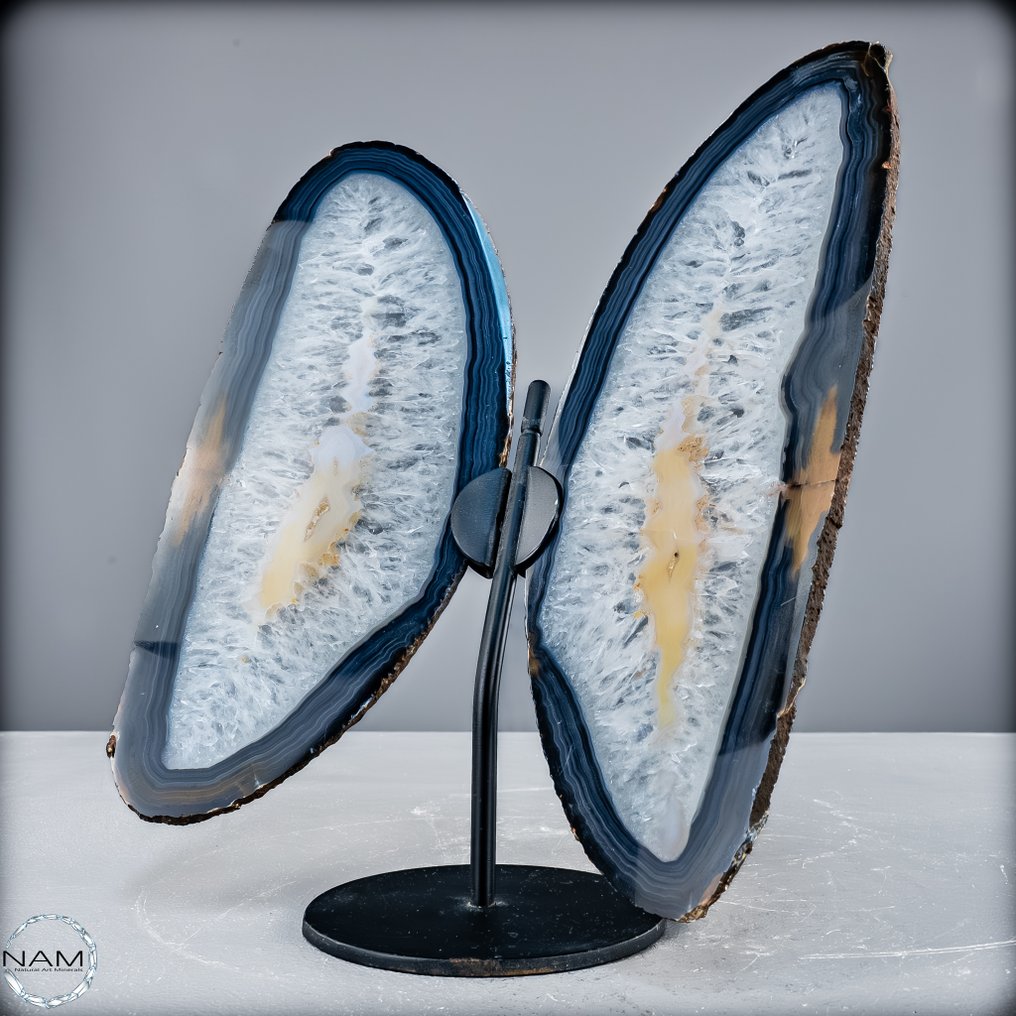 Αχάτης Πεταλούδα – Φυσική κομψότητα σε φτερά από πέτρα Αριστούργημα της φύσης- 709.44 g #3.2