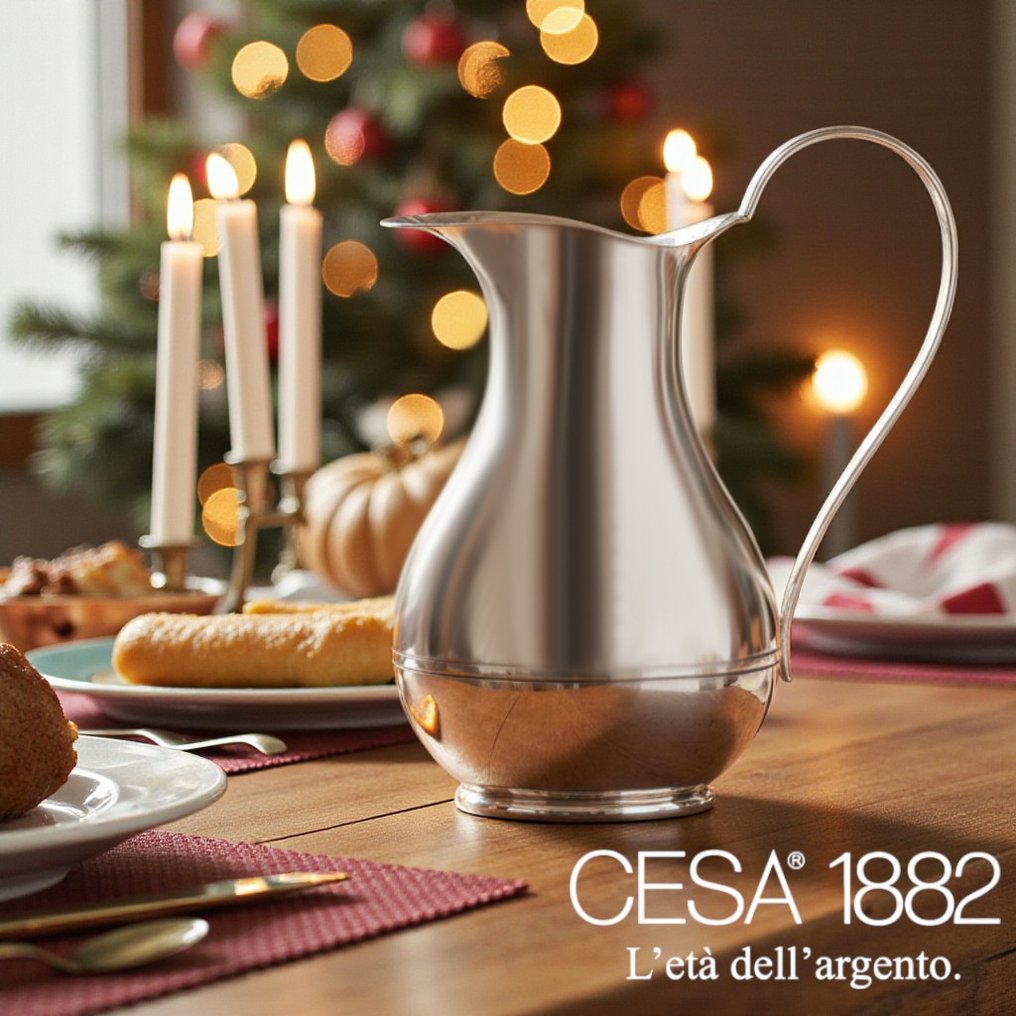 Cesa 1882, Argentiere Greggio (1 AL) - Carafă - dalla Collezione in Stile Inglese, 1970s - NO RESERVE PRICE - Silverplated #1.0