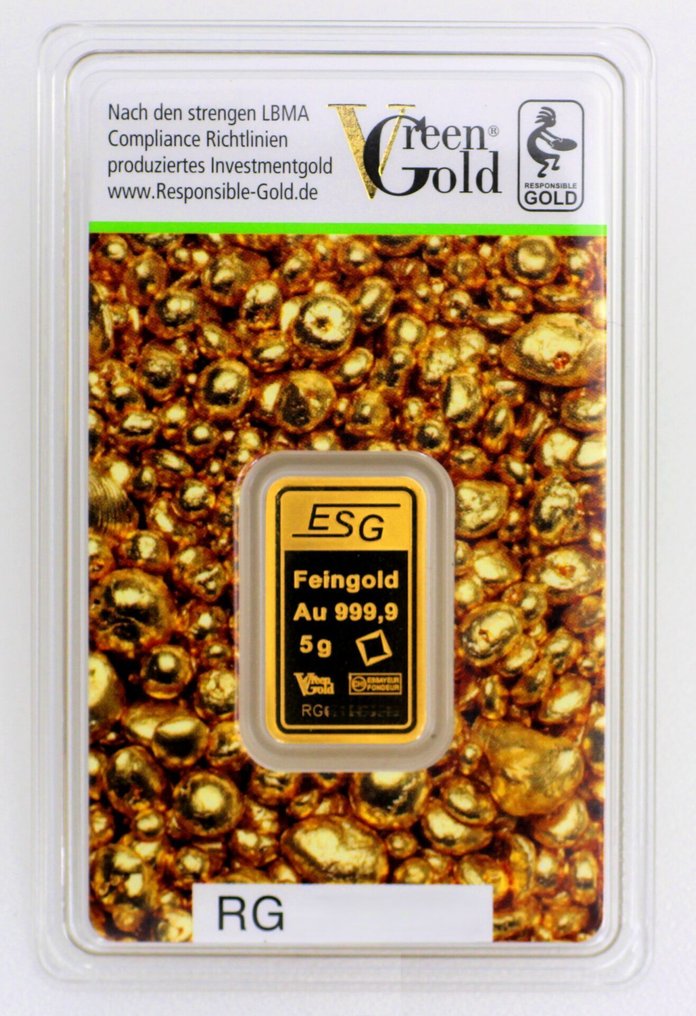 5 gramas - Ouro .999 - ESG / Valcambi SA - Selado e com certificado #1.0