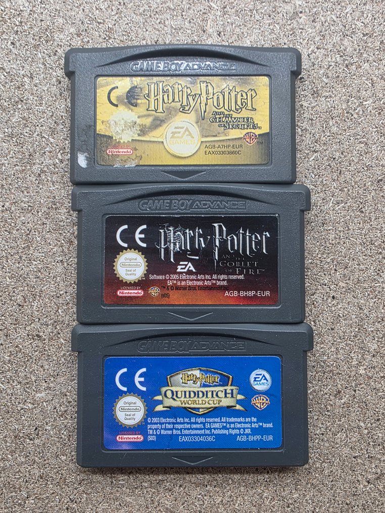 Nintendo - Gameboy Color - Nintendo - Authentic Game Cartridges - Harry Potter trio- rare gba - Video game #1.0