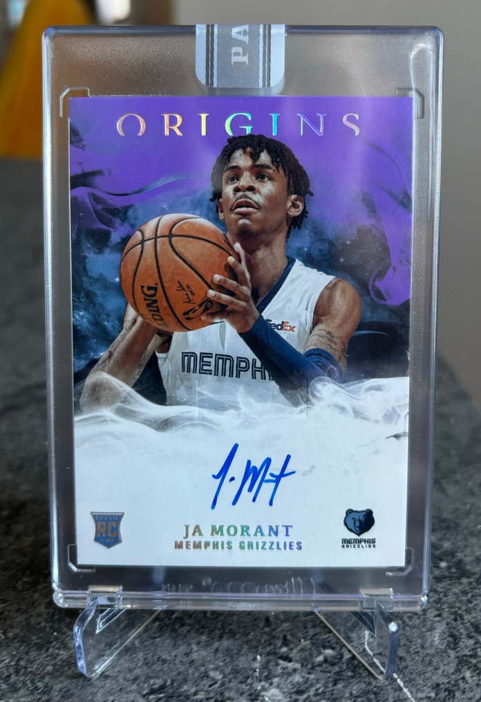 2019/20 Panini Ja Morant, Shaquille O'neal 1/1 AUTOGRAPH - 2 Card - 八成新 (NM) #1.0