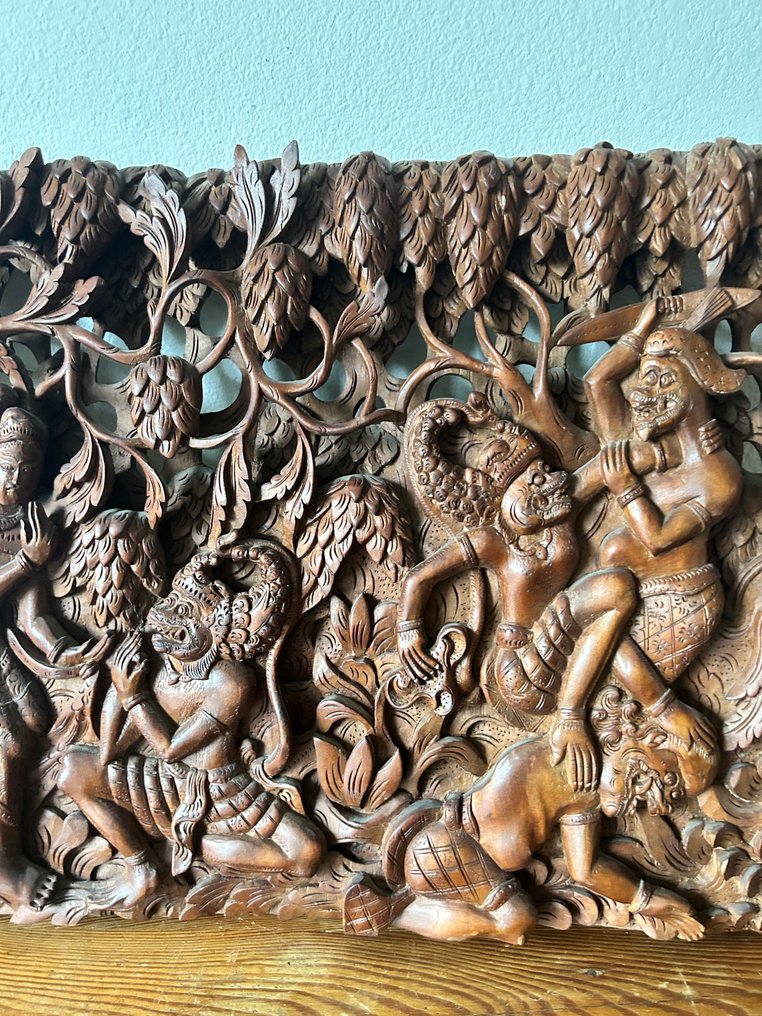 Rama en Hanuman - Bali - Γλυπτό - Ινδονησία  (χωρίς τιμή ασφαλείας) #2.1