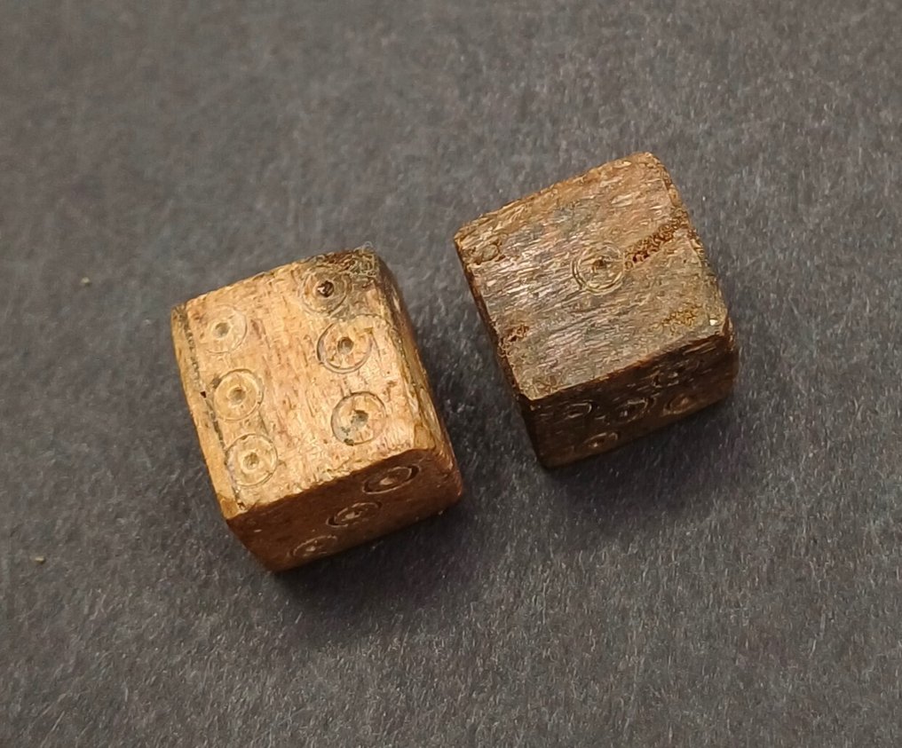 古罗马 骨 玩骰子 - 11 mm  (没有保留价) #3.2