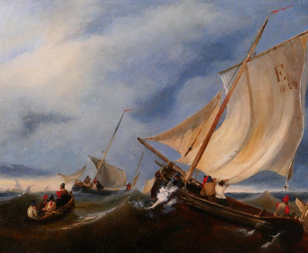 Scuola francese (XIX) - Marina #4.3