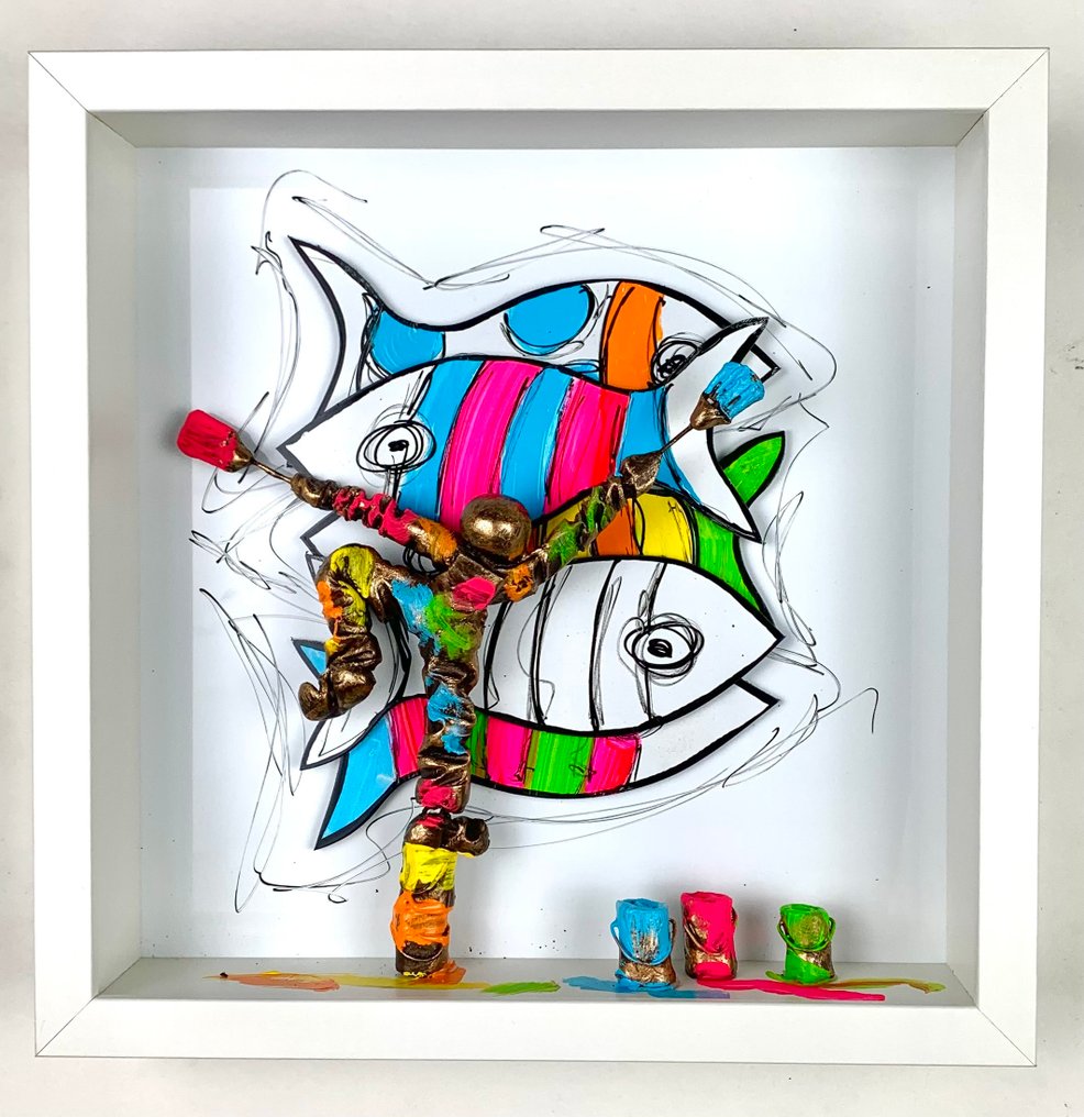 Bernard Saint-Maxent - Fish and brush #1.0