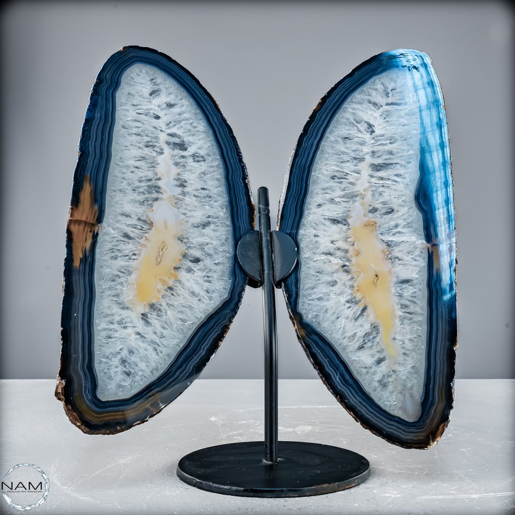 Αχάτης Πεταλούδα – Φυσική κομψότητα σε φτερά από πέτρα Αριστούργημα της φύσης- 709.44 g #4.3