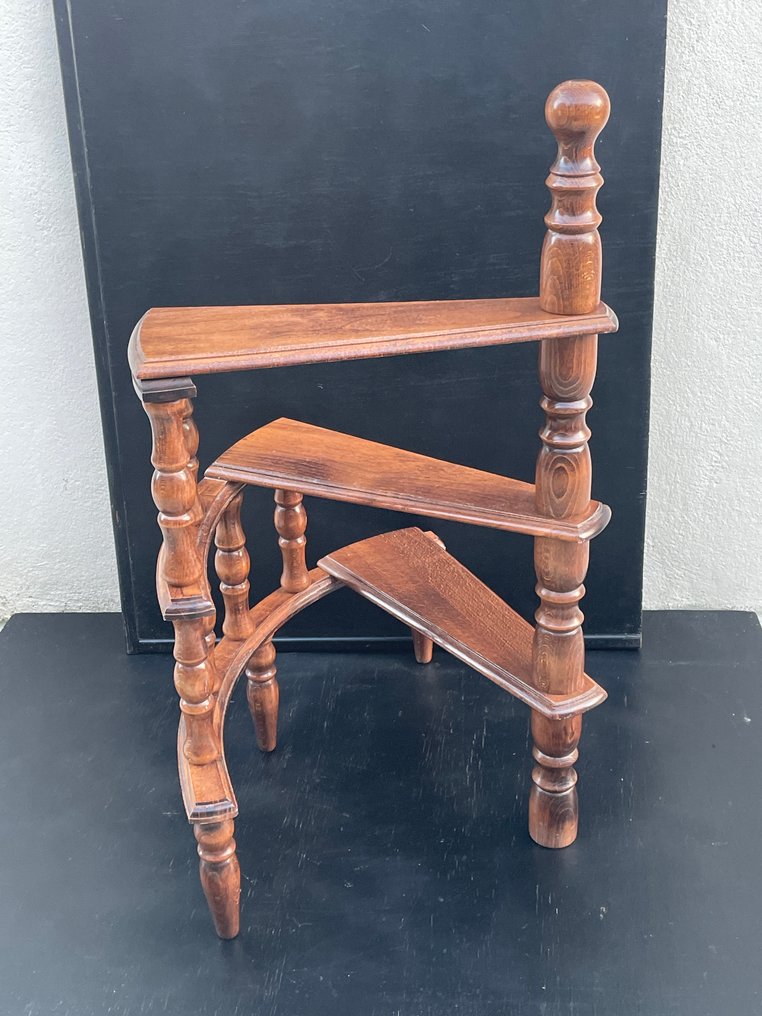 Librería - Madera - Biblioteca escaleras #3.2