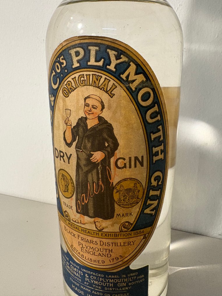 Coates - Original Plymouth Gin – Black Friars Distillery - b. 1950s - 75cl #4.3