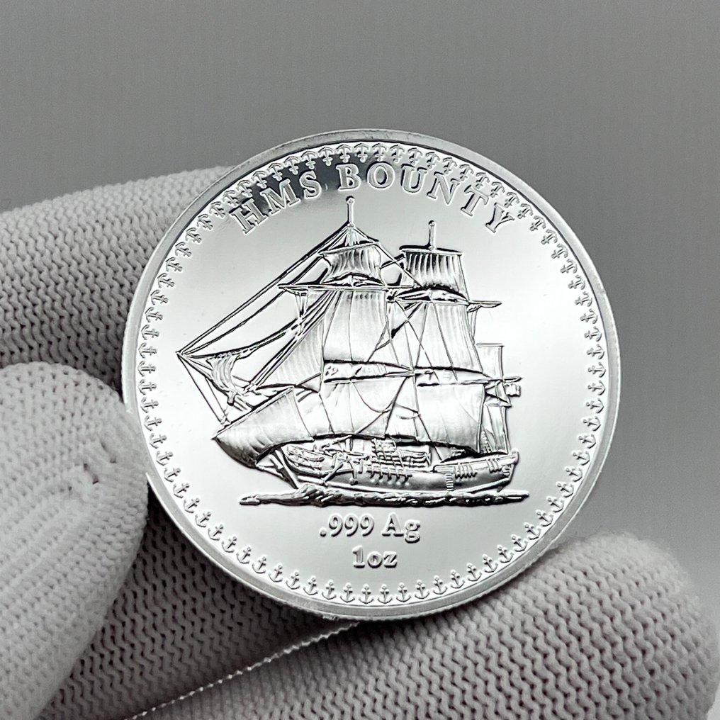 Pitcairn Islands (British Overseas Territory). 1 Dollar 2026 – Pitcairn Islands – HMS Bounty – 1 oz Silver Coin – .999 Fine – Prooflike (No reserve price) #1.0