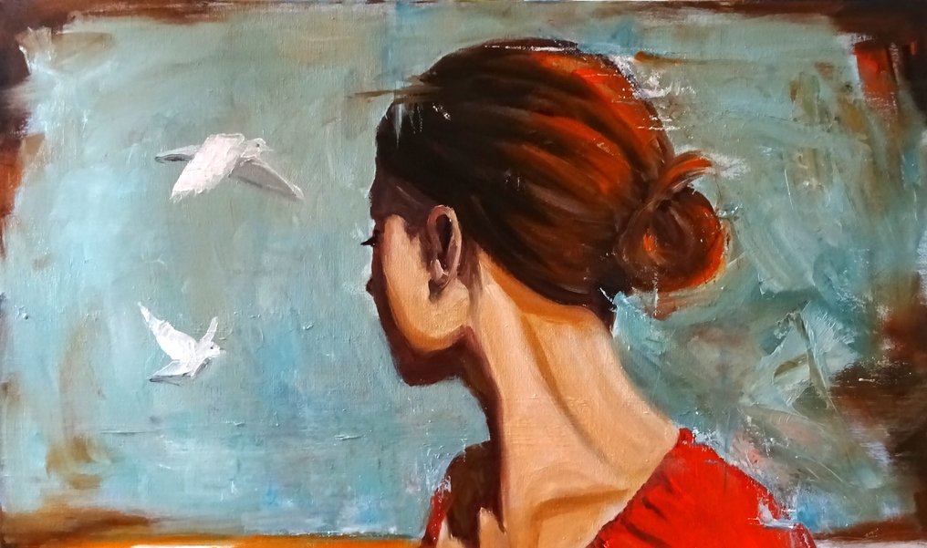 Corina Schröder(1969) - Deam of flying - NO RESERVE #3.2