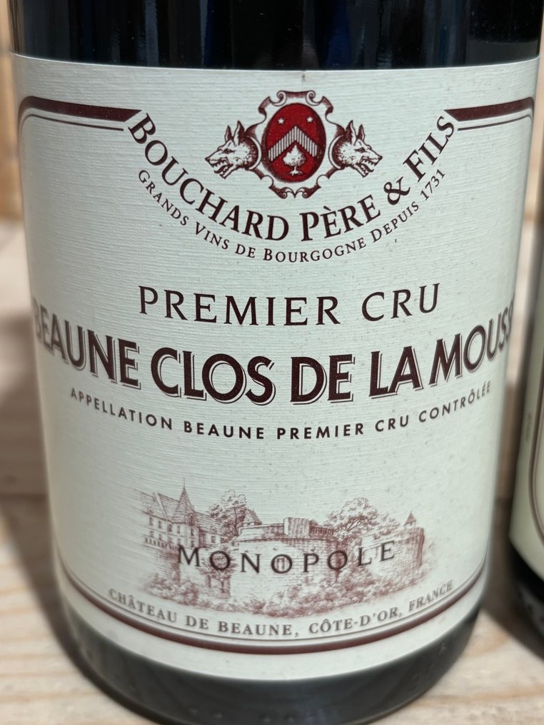 2009 Domaine Bouchard Père et Fils "Clos de la Mousse" Monopole - Beaune 1er Cru - 2 Bottles (0.75L) #2.1