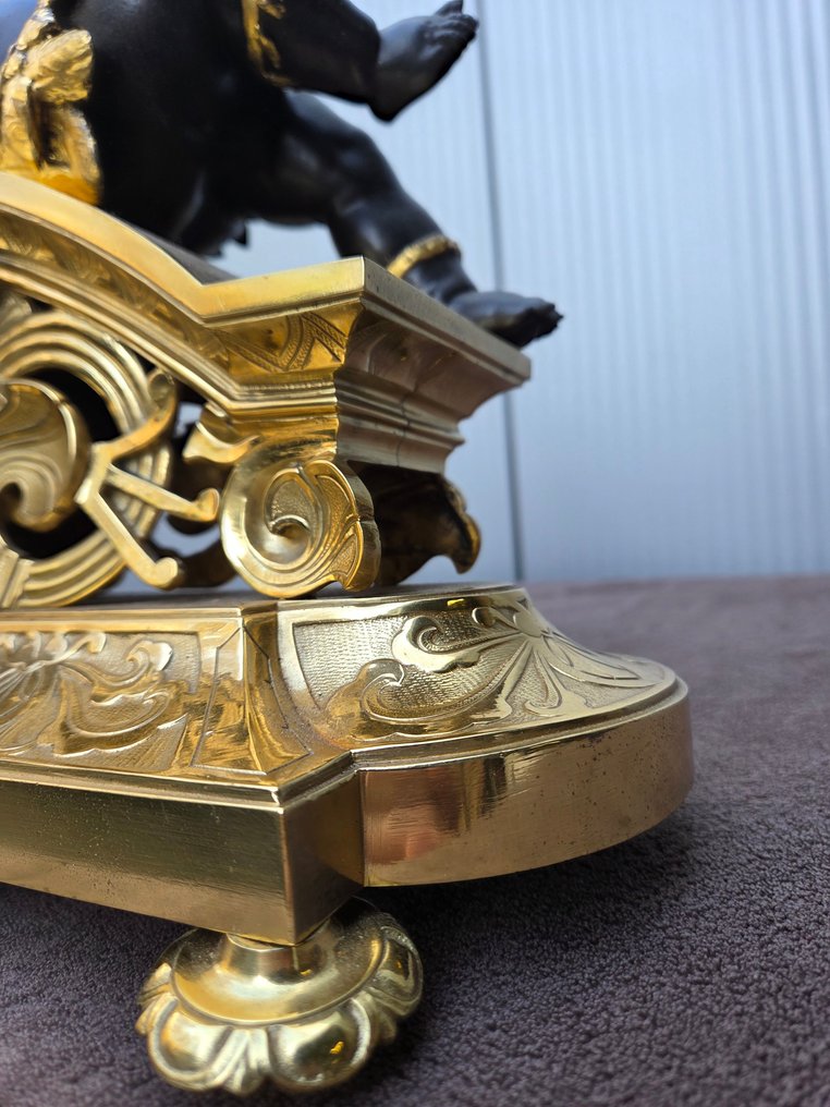 Zegar - Zabytkowy - Pozłacany brąz - 1850-1900 #4.3