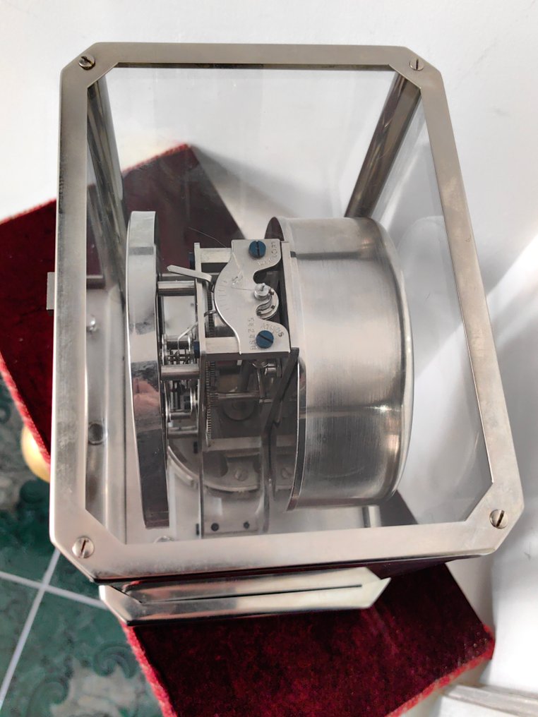 Atmos óra - Jaeger-LeCoultre -   - Nikkelbevonatú sárgaréz, Kristály - 1970-1980 #4.3