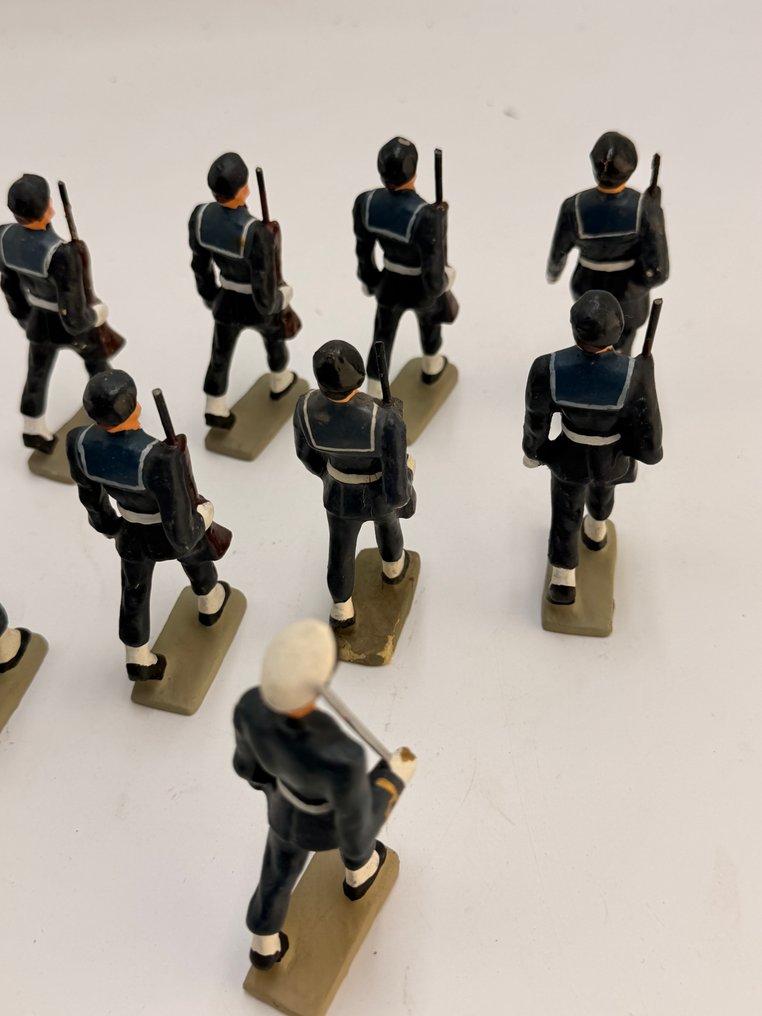 Pratas - Παιχνίδι στρατιωτάκι Pratas (Portugal) – Fuzileiros Navais – Figuras em massa composta (composition) – Anos 70 – 8,5 cm - 1960-1970 - Πορτογαλία #4.3