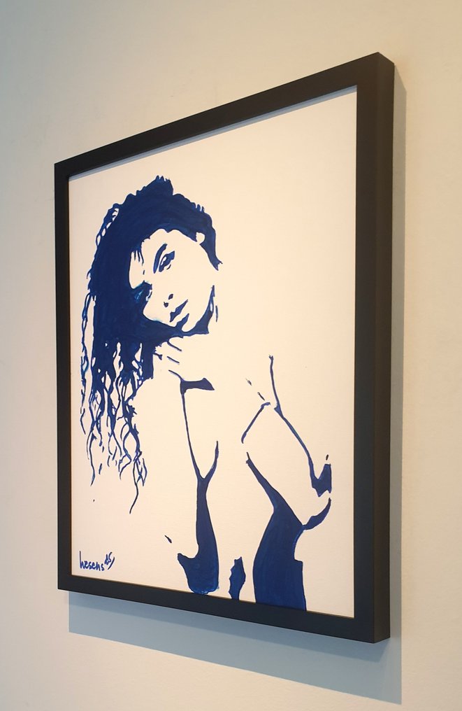 Liesens - Love me(Handpainted on canvas met lijst) #1.0