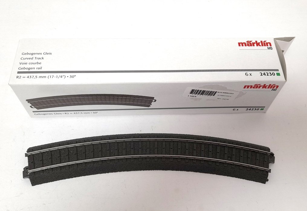Märklin H0 - 24130, 24172, 24230, 24115, 24130, 24430, 24978 - Model train tracks (23) - C tracks #4.3