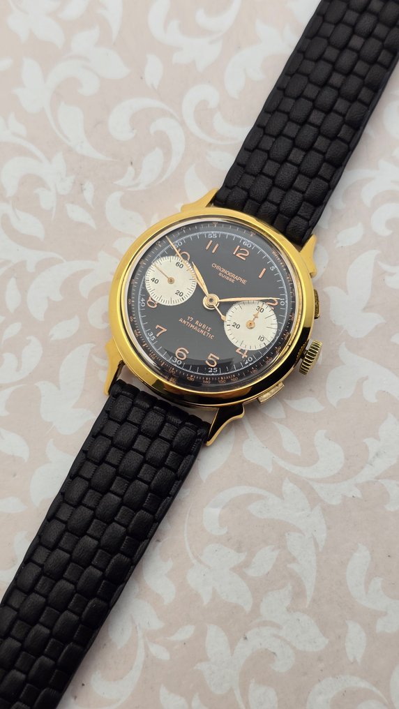 Chronographe Suisse - Cal. Landeron 48 - No reserve price - Men - 1950-1959 #4.3