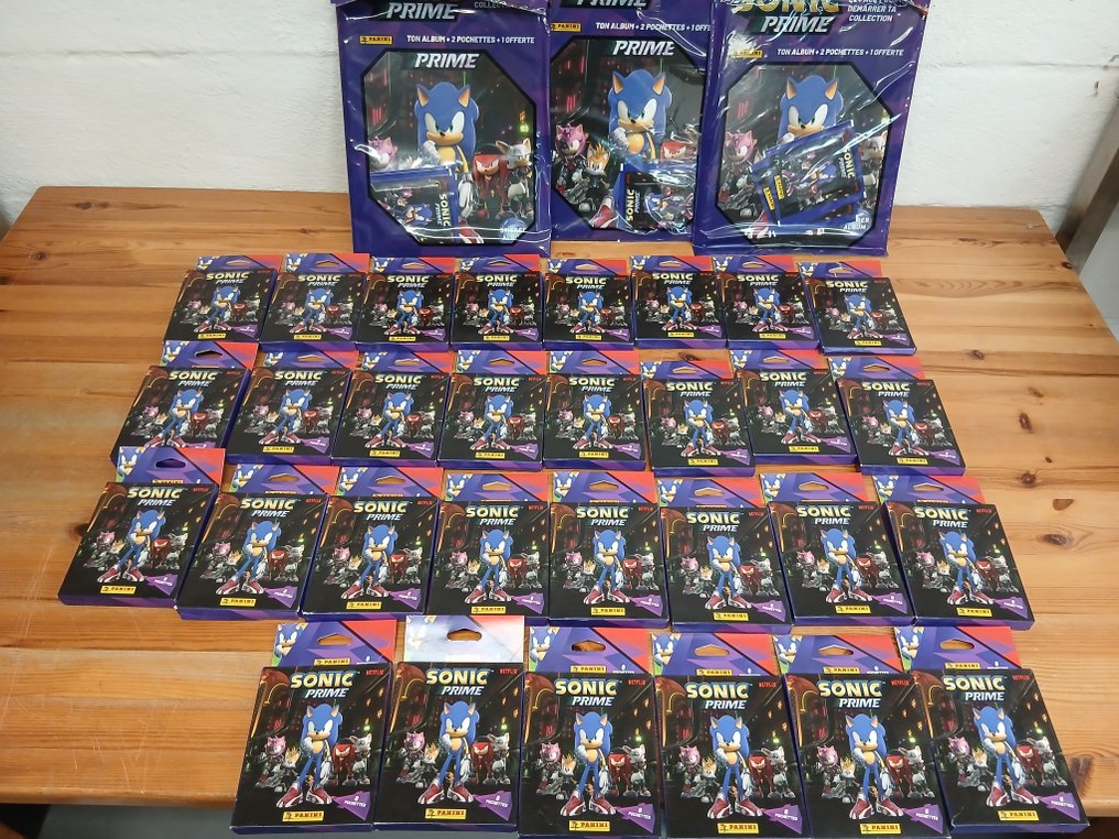 帕尼尼 sonic 3 boeken en 1200 stickers - 33 泡罩包装 - 近全新(NM) #1.0