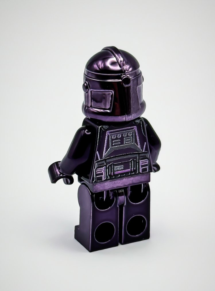 LEGO Minifigure - Star Wars - Chrome Red Plated Captain Rex Minifigure Star Wars official customized Lego parts!! #1.0