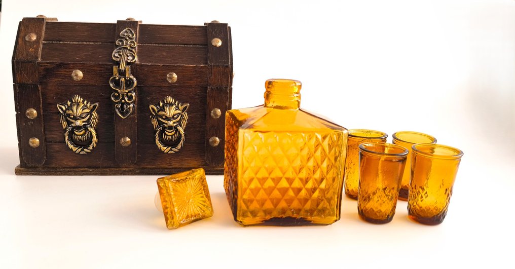 Ντουλάπι ποτών - Ξύλο, Κρύσταλλο - Γαλλική εταιρεία αλκοολούχων ποτών #2.1