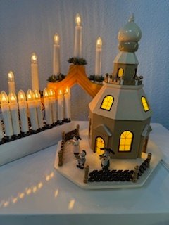 Χριστουγεννιάτικες διακοσμήσεις handmade (3) - Εκκλησία Bergkirche στο Seiffen. - Ξύλο - Χριστουγεννιάτικο κουτί μουσικής #1.0