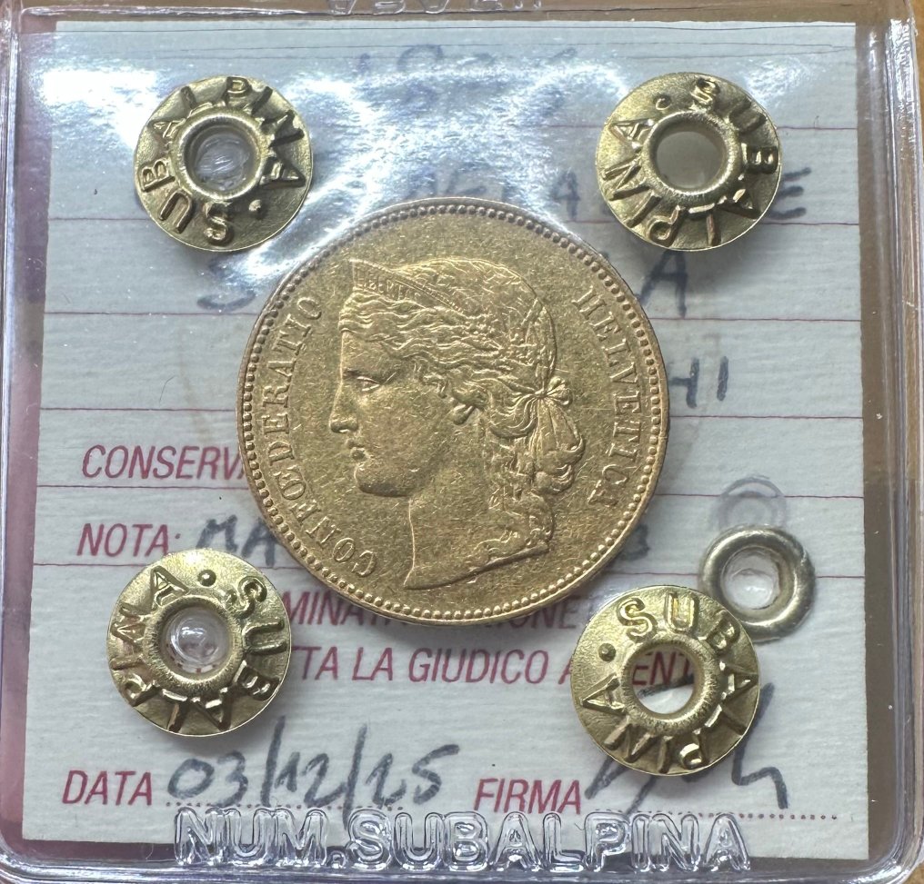 瑞士. 20 Francs 1895 #1.0