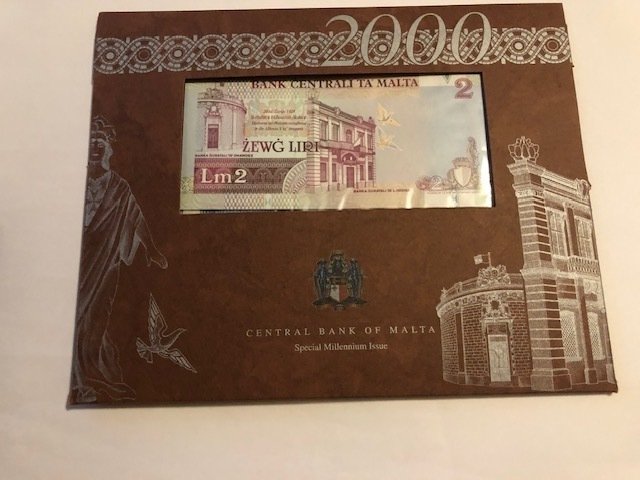 Malta. - 2, 5, 10 Lira L.1967 (1994) - Pick 45, 46, 47 (Sem preço de reserva) #1.0