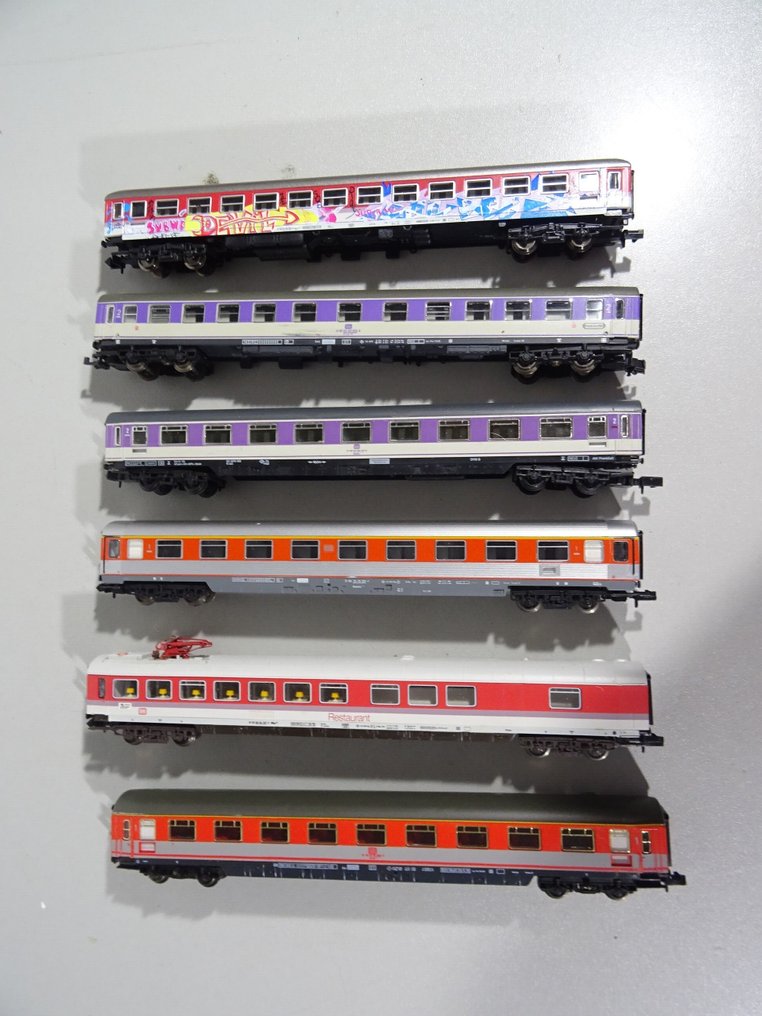 Arnold Rapido, Fleischmann, diverse N - Train set (6) - 6-person car #4.3