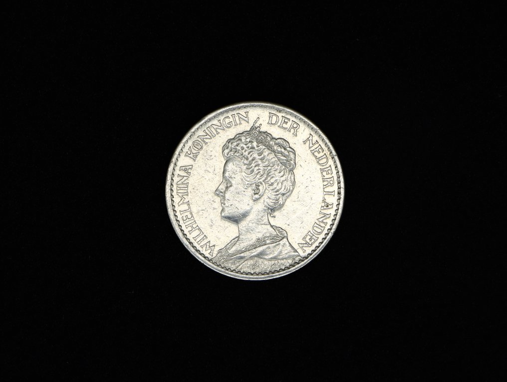荷蘭. Wilhelmina. Gulden 1911 #1.0