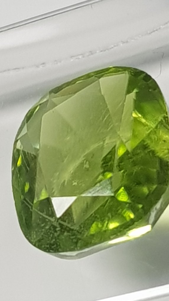1 pcs  Πράσινο Περίδοτο  - 2.73 ct - Antwerp Laboratory for Gemstone Testing (ALGT) - Έντονο κίτρινο-πράσινο #4.3
