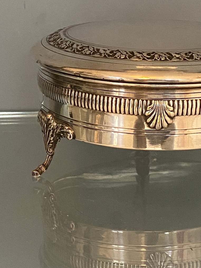 Jar - Metal, Silverplated - Art-Deco #2.1