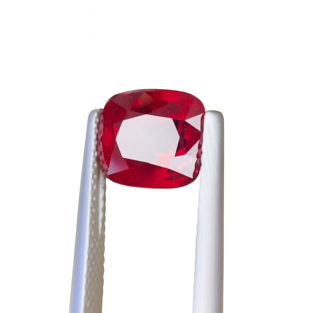没有保留价 - 1 pcs 红色 红宝石 - 1.07 ct - 瑞士宝石研究中心(GRS) - 鲜红的鸽子血 #3.2