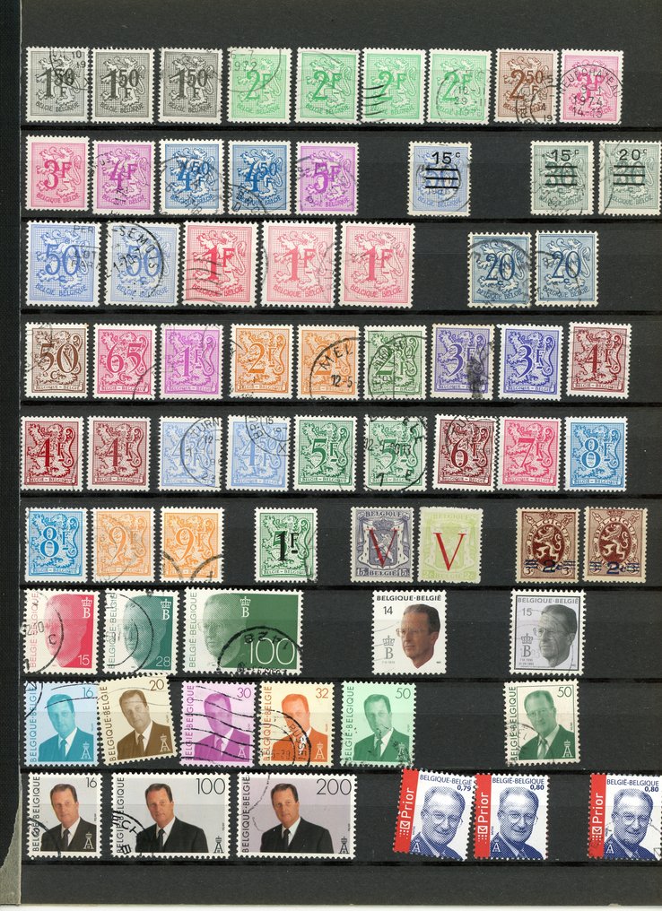 Belgium - Belgium, a set of new/canceled items with semi-modern values, 'Caritas', 'Leopold', blocks, ... #3.2