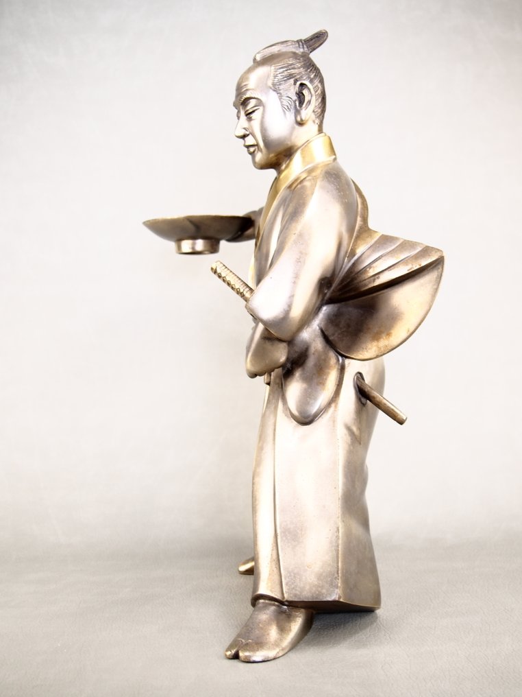 黑田武士（武士）黑田武士的象征，勇气、骄傲与武士精神 - 铜铸造 - Junichiro Hannya 般若純一郎 - 日本 - 昭和年代(1926-1989) #3.2