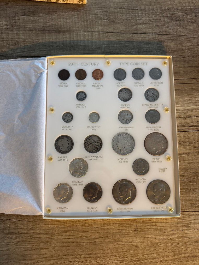 美国. 20th Century Type Coin Set (23 coins) (没有保留价) #2.1