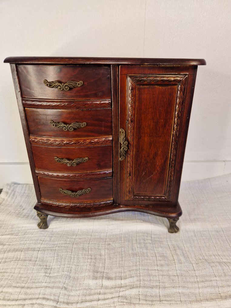 橱柜 - 铜, 红木 - 木制首饰盒 #1.0