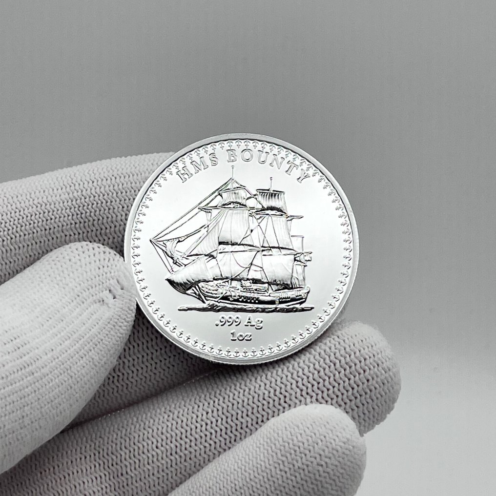 Pitcairn Islands (British Overseas Territory). 1 Dollar 2026 – Pitcairn Islands – HMS Bounty – 1 oz Silver Coin – .999 Fine – Prooflike (No reserve price) #1.0