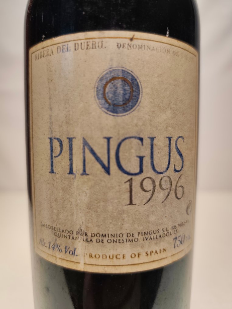 1996 Dominio de Pingus, Pingus - Ribera del Duero - 1 Bottiglie (0,75 L) #1.0