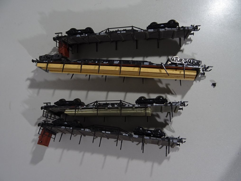 Roco H0轨 - 模型火车货运车厢 (4) - 4辆货车 #2.1