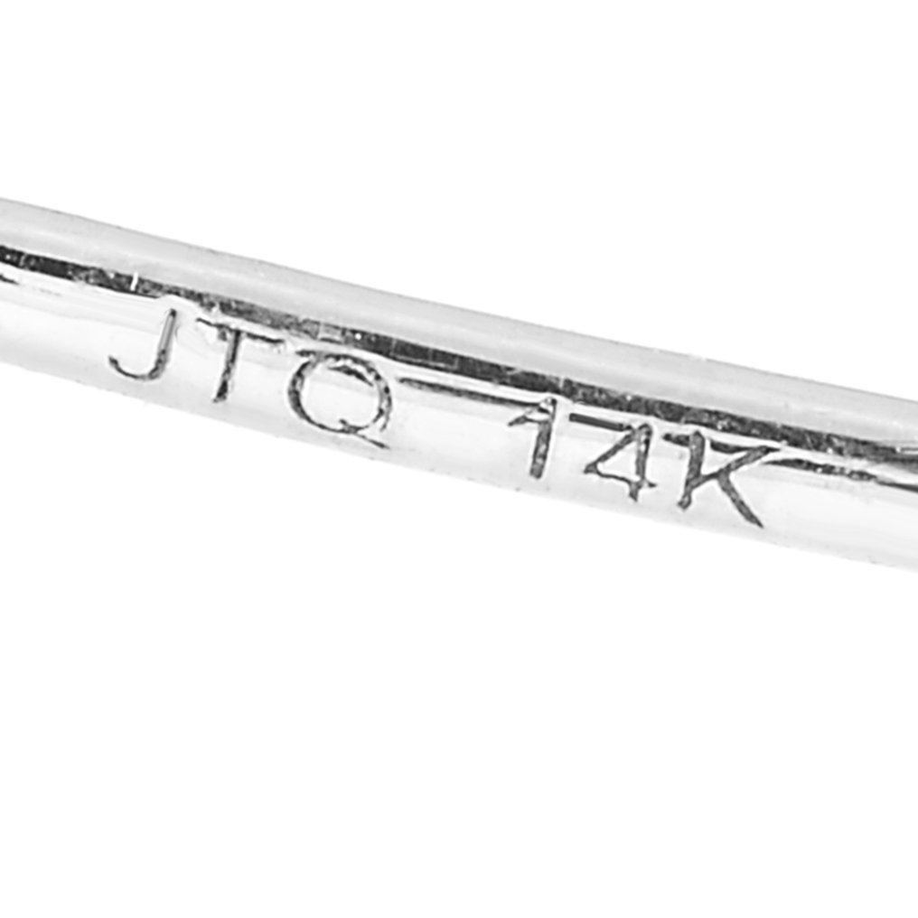 χωρίς τιμή ασφαλείας - Σκουλαρίκια - 14 καράτια Λευκός χρυσός - 4.03ct. tw. Διαμάντι (Εργαστηριακής καλλιέργειας) - Διαμάντι #4.3