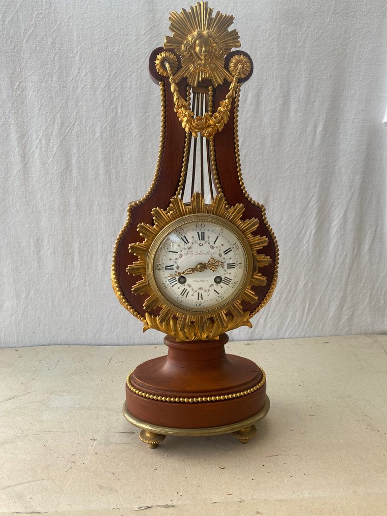 Ρολόι Lyre - Canal - Ξύλο, Ορείχαλκος - 1850-1900 #1.0