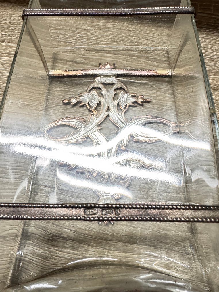 Vase - Krystal - Krus af krystal og sølv #1.0