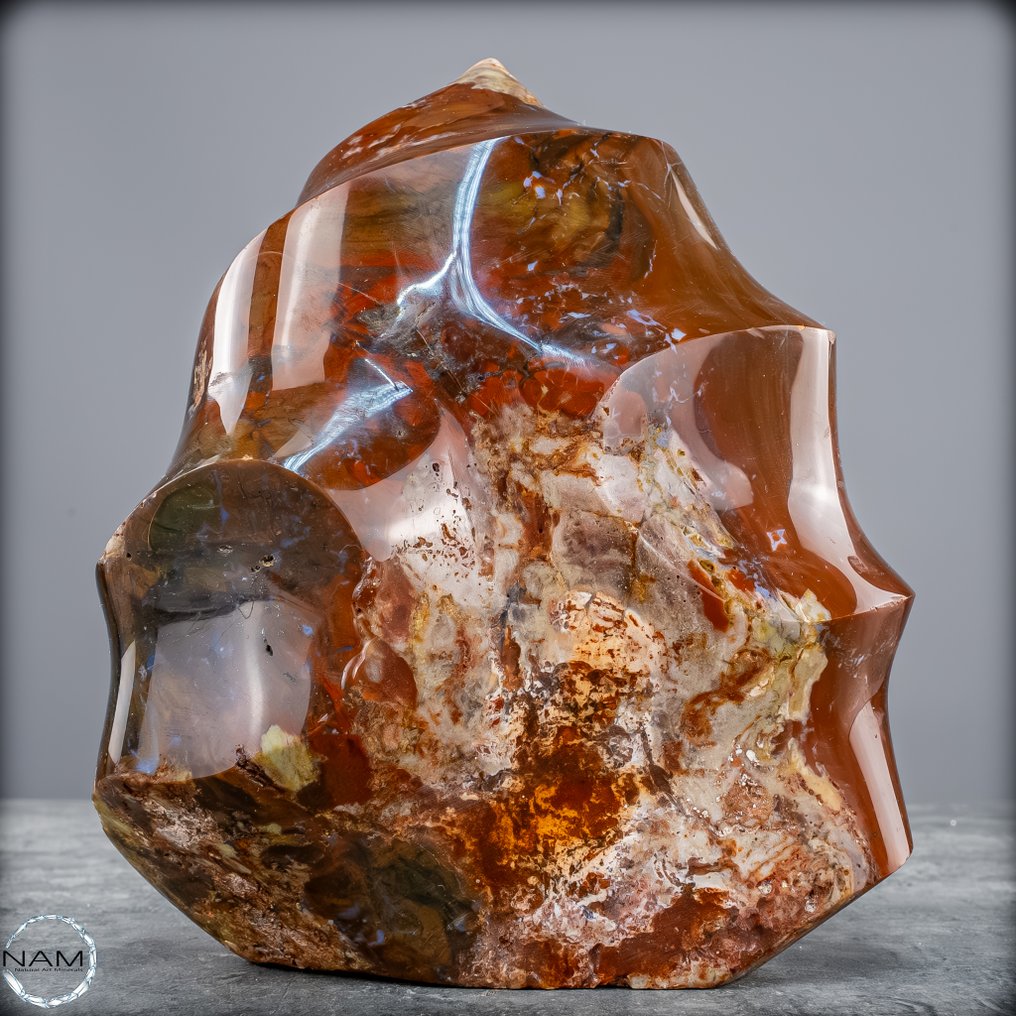 First quality natural very artistic Ocean Jasper. Flame- 2200.71 g #4.3