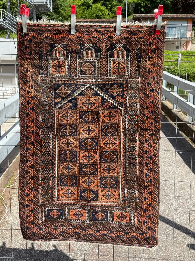 阿富汗俾路支 - 小地毯 - 135 cm - 90 cm #1.0